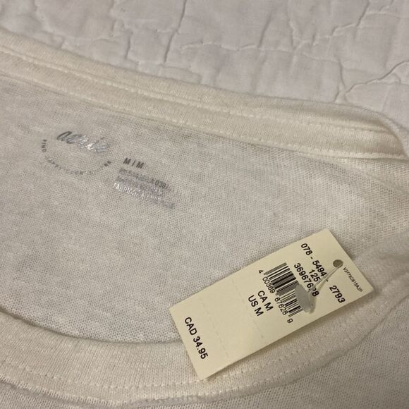 NWT Aerie Palm Trees Linen Blend T-Shirt size Medium - Picture 4 of 10